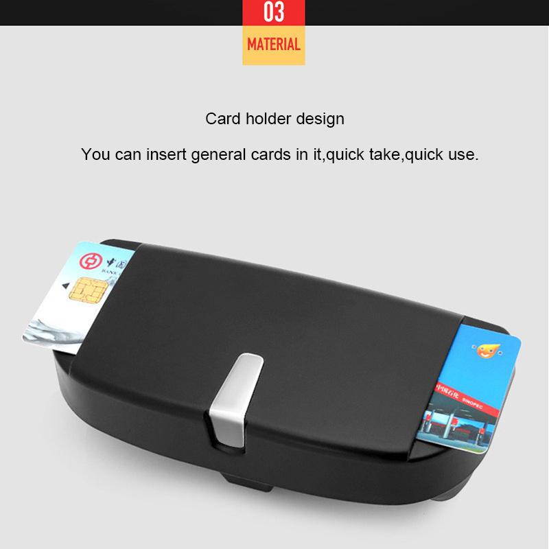 Car Sunglasses Holder Glasses Case Storage Box