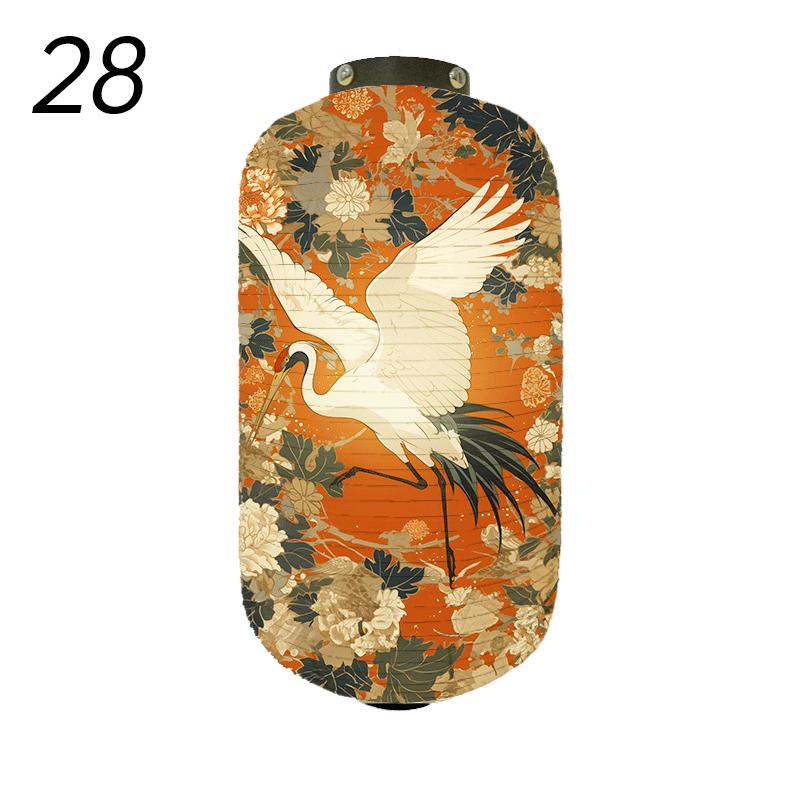 Japanese Style Traditional Cloth Lantern Crane Izakaya Sushi Restaurant Decor Signboard Party Festival Outdoor Decor Lantern