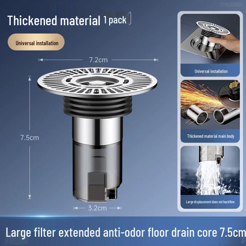 Universal Bathroom Floor Drain Hair Filter Cover