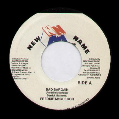 7-Zoll Schallplatte FREDDIE MCGREGOR - Schlechter Handel KEINE Neuer Name Muzik 1992 Jamaika Reggae, Ska & Dub Gebraucht