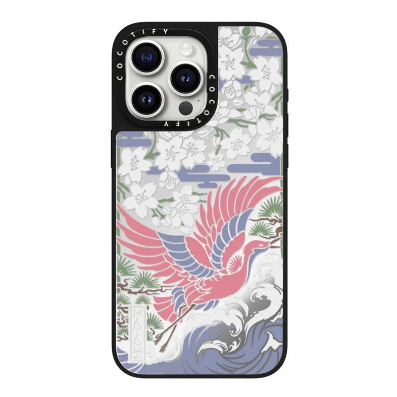 

Sakura for IPhone16ProMax Mirror 15pro for Apple 13Pro Cute 12 Anti-fall Sakura Mirror For Apple 11