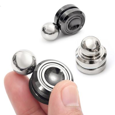 Kovová Fidget Hračka na Uvolnění Stresu pro Dospělé, Gyroskopický Vrtulník na Prst, Kinetický Kulatý Spinner, Dárek pro Děti