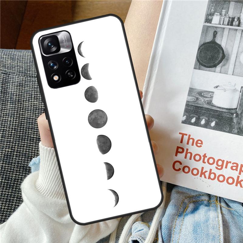 

Чехол для телефона «Лунный свет, фазы Луны, Земля» для Xiaomi Redmi Note 9 Pro Note 10 Pro 8T 9S 10S Note 11 Pro 9C 9T 9A 10 Redmi 7
