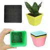 50Pcs/100Pcs Hollow Square Flower Pot Mat Bonsai Breathable Mesh Pad Cushion