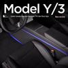 Tesla Model Y 25 New Version: Center Console Anti-Kick Pads - Protective Interior Panels, Model Y Accessories