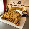 "Vivid Sunflower Pattern Decorative Floor MatBedding Set (1 Duvet Cover, 2 Pillowcases, Duvet Not Included)