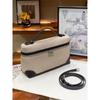 New LP27 handbag gigi same shoulder oblique span fashion canvas with leather bag temperament lunch box bag