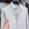 Firstview Men's Urban Casual Striped Long-Sleeve Shirt FV25D2243