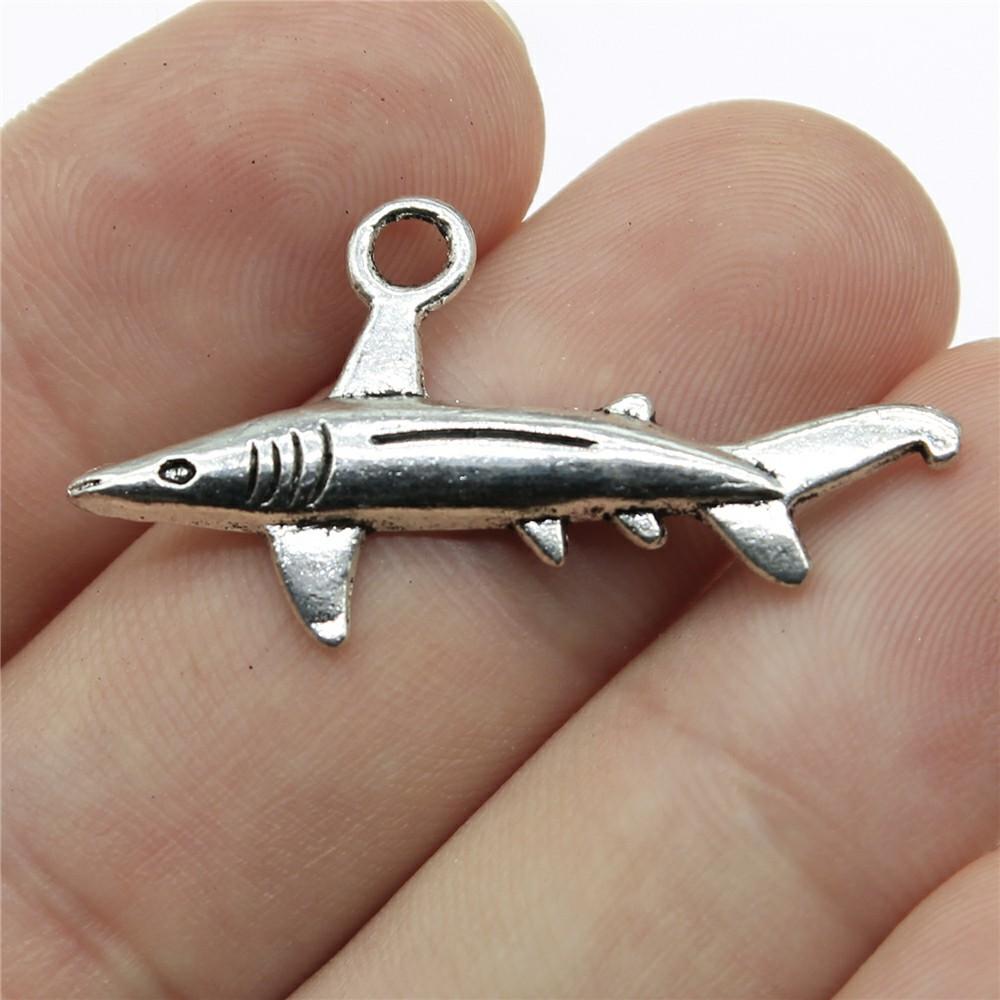 20pcs Fish Charms Antique Silver Color Tropical Fish Charms Pendants For Bracelets Fish Charms Making Jewelry