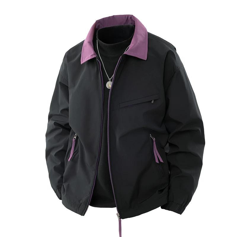 Men Outdoor Jackets Men Spring Casual Turn Down Collar Jacket Coats Mens Autumn Fashion High Quality Windbreaker Casual Outerwear