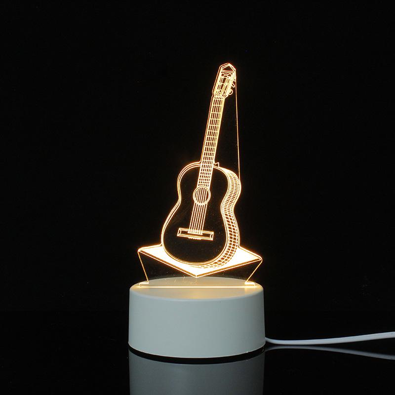 3D Cartoon Night Light: Custom Acrylic Bedside Lamp for Atmosphere & Gifts