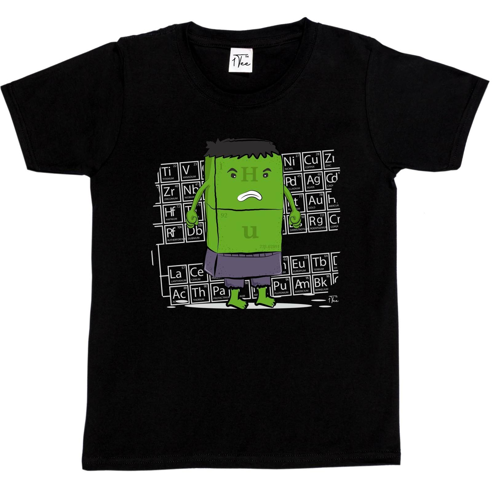 1Tee Kids Girls HU Element Science Hero T-Shirt XXL