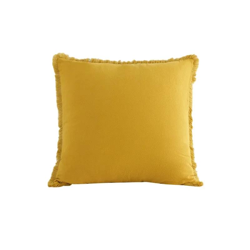 Cotton Cushion Cover Super Soft Nordic Pillowcase for Sofa Living Room 45*45 Pillow Cover Decorative Pillows Home Decor Car Gift