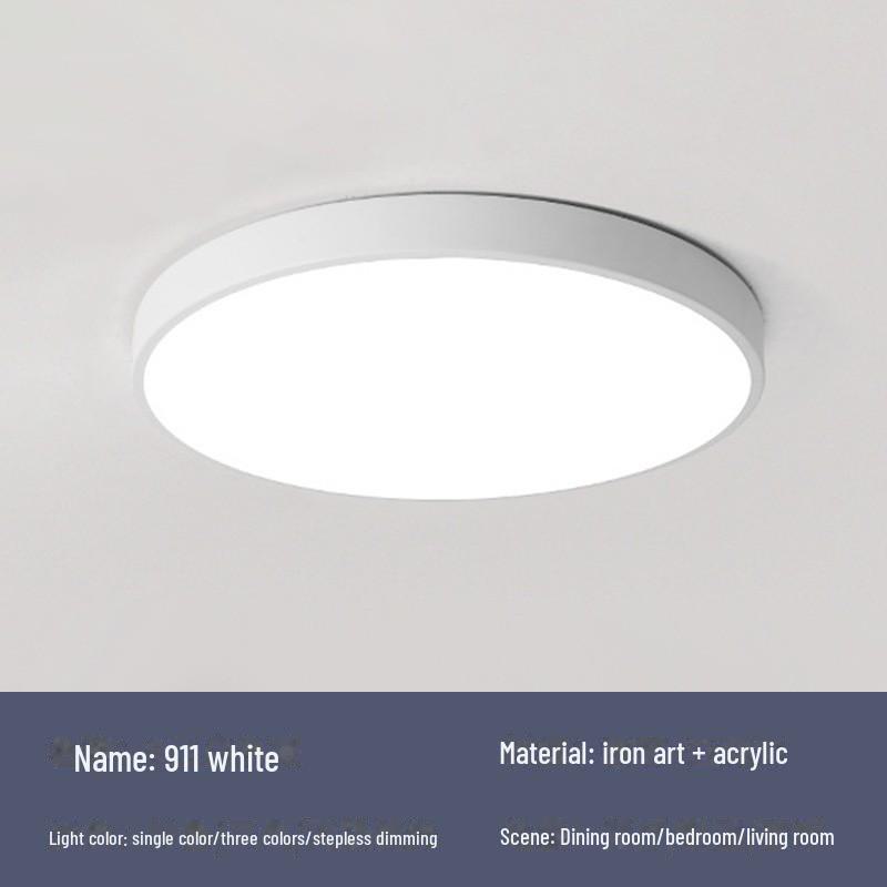 Modern LED Ceiling Lamp: Round Design for Bedroom, Balcony, or Entrance
