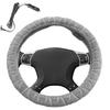 Heated Steering Wheel Cover Anti-Slip Warm Vehicle Interior Accessory Warm Car Steering Wheel Wrap for SUV Sedan Automotive RV
