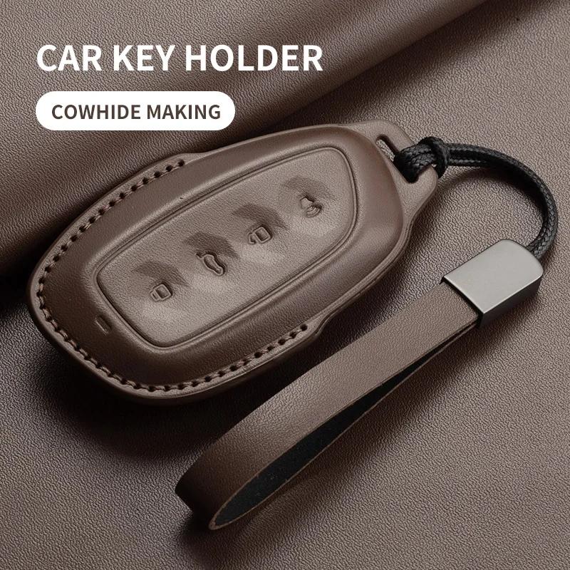 Interior Mouldings Car Key Case Cover Shell For Great Wall Haval 2022 Key Holder New Harvard Beast Cool Dog Car-Styling Keychain