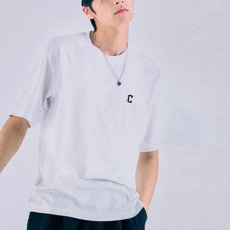 MLB Drop Shoulder Sleeve T-Shirt Men's White 3ATSB0233-45WHS
