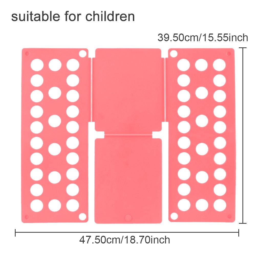 Schnelles Kleiderfaltbrett Kinder Magischer Kleiderfalter Kleiderhalter Wäscheorganisator Helfer T-Shirts Pullover Organizer Falten