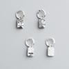 Mini Fu Character Pendant: S925 Sterling Silver for DIY Jewelry
