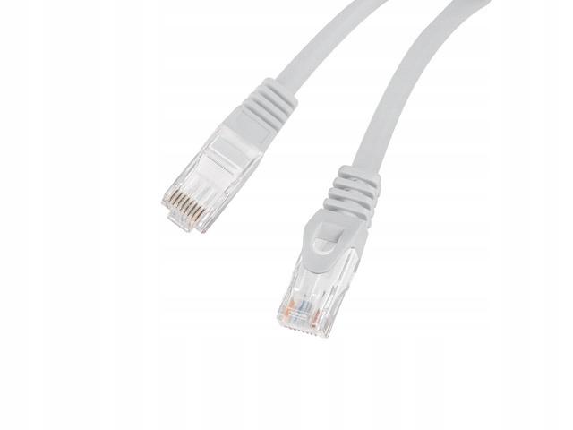 Patchcord Lanberg UTP Kat.6 3m LSZH CU Fluke Passed Biały
