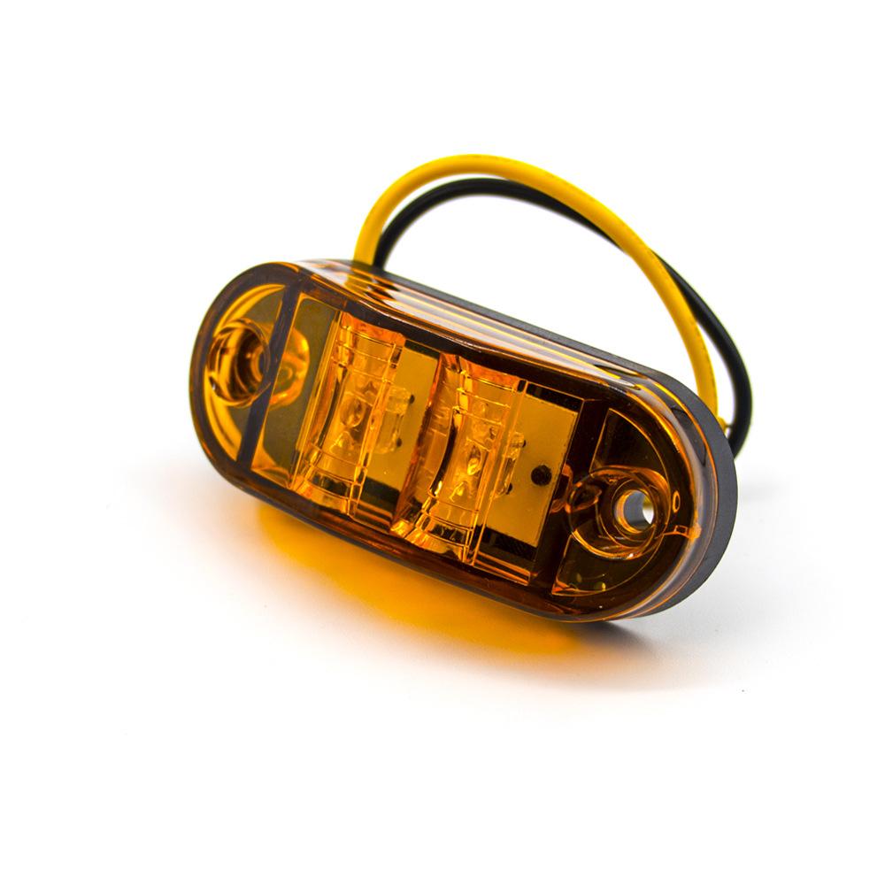 Wasserdichte 2LED-Lichtperlen, LKW-Seitenlicht, LKW-Seitenlicht, LKW-Signal, Breitenlicht, IP67