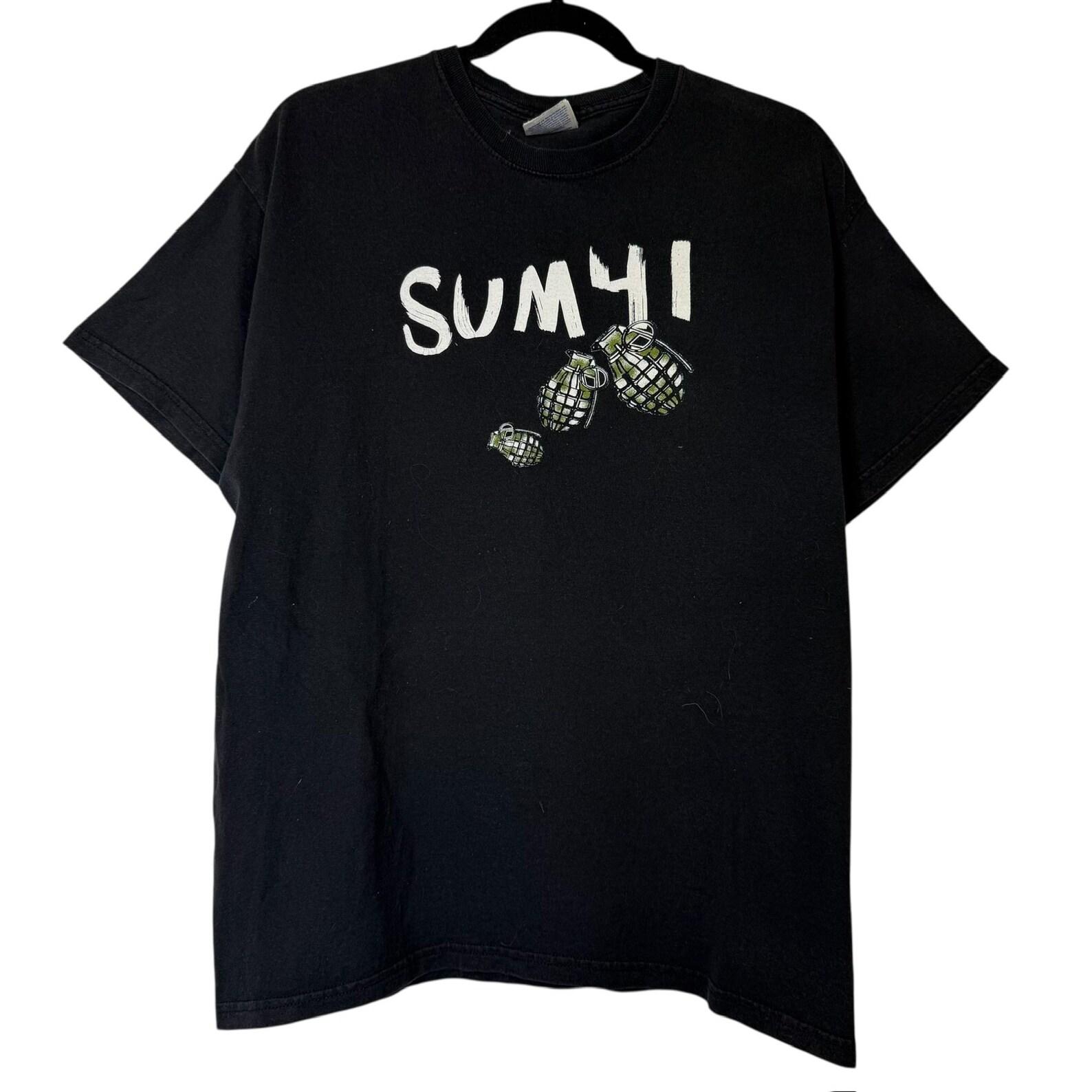 2005 Sum 41 Grenade T shirt Sz L 4XL