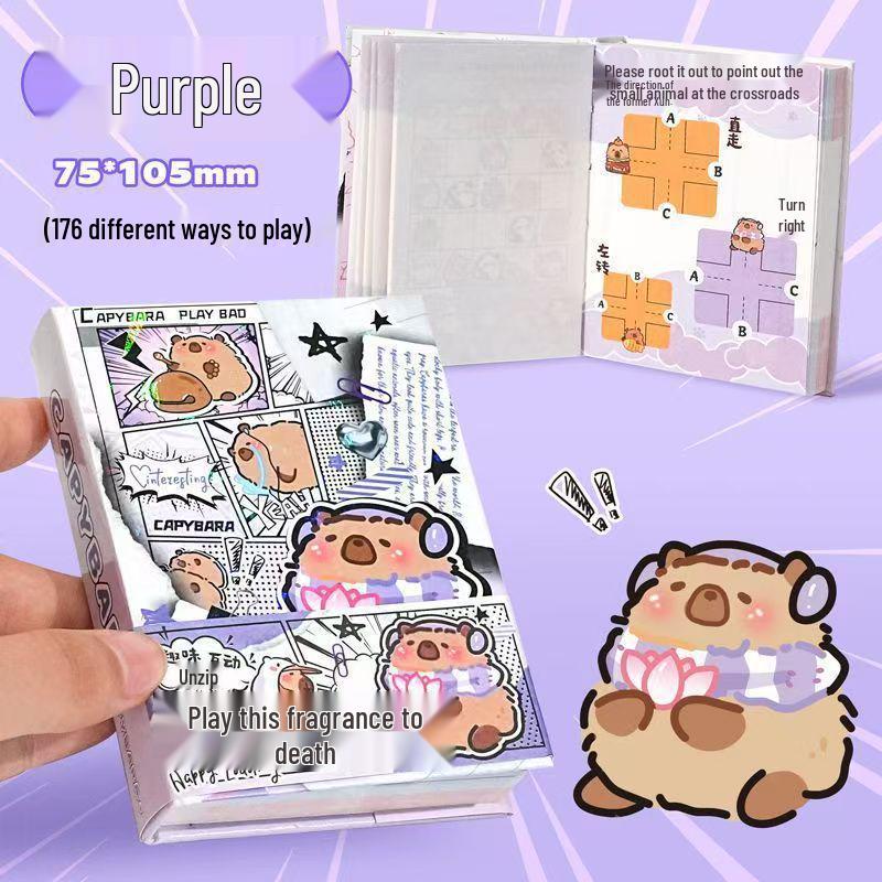 Игривый DIY интерактивный журнал и блокнот в подарок от капибары