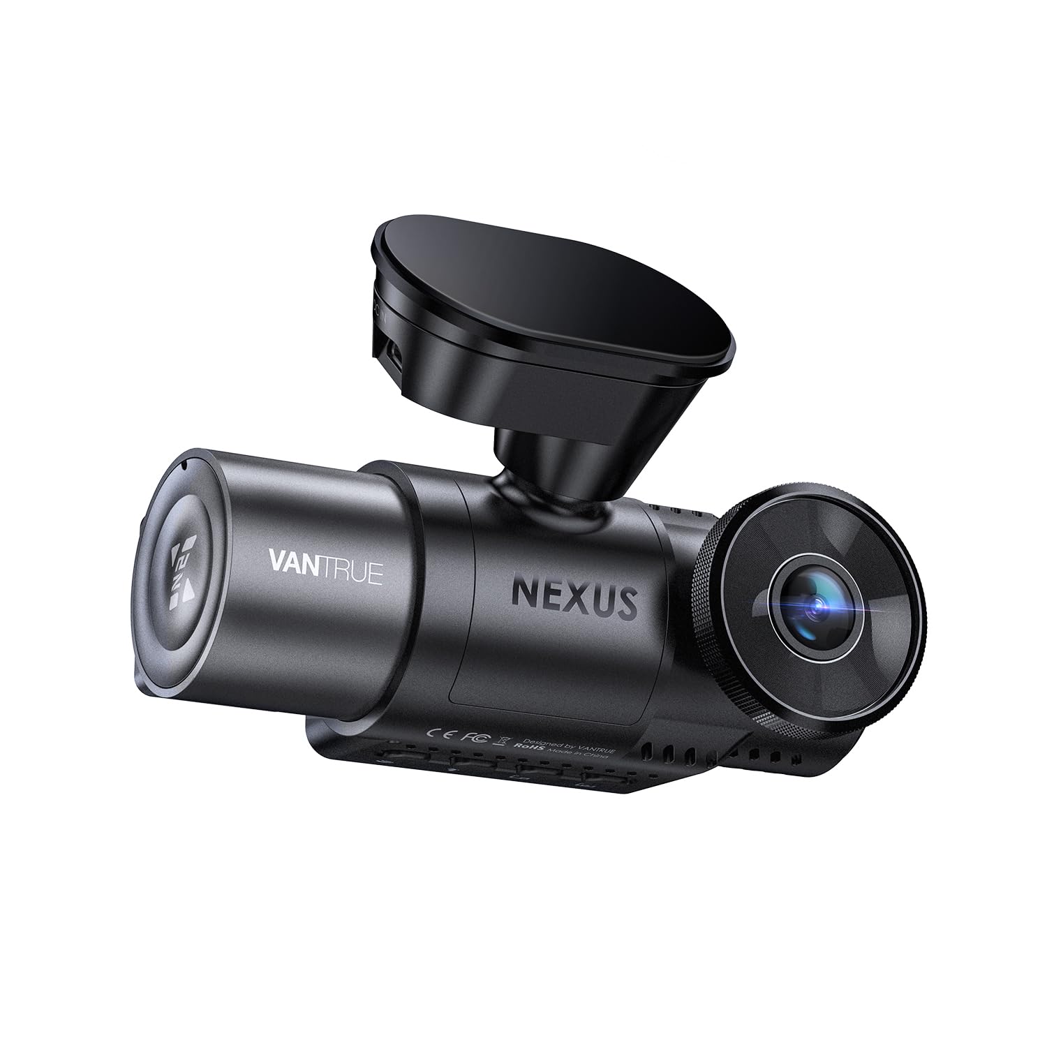 

VANTRUE N2X Dash Front and Rear Integrated Dash Parking Front and Rear Interior and Exterior 1944P Super Strong Night Starvis IMX675 Emergency чорний