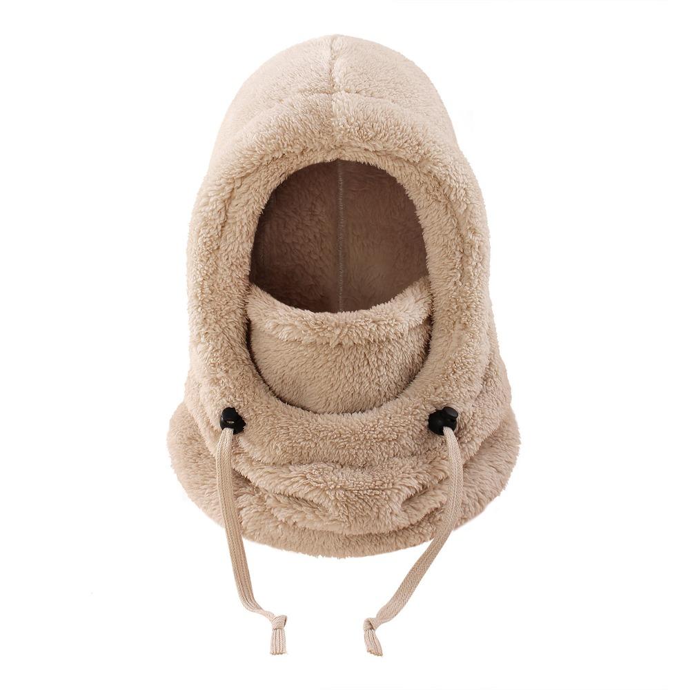 Windproof Balaclava Hats Warm Hooded Hat Unisex Ear Protection Cap