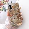 Do Oppo A6x A6s A6 4G 5G / Oppo A6T Pro 4G Tylna Klapka Girly Fashion Luksusowe Malowane Etui na Telefon Przezroczysty Miękki Silikonowy Zderzak