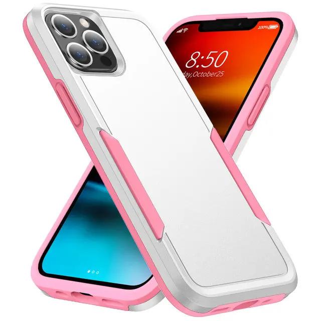 Hybrid Heavy Duty Armor for IPhone 16 Pro Max 15 14 13 12 11 XR XS 7 8 Plus Otter Case Box Hard Full Protection Military Shockproof Cover