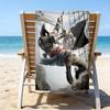 Ultra-Soft Beach Towel with Assassin's Creed Theme,Ideal for Pool - Camping, Diving - Perfect Travel Essential, Vibrant Beach Towel.