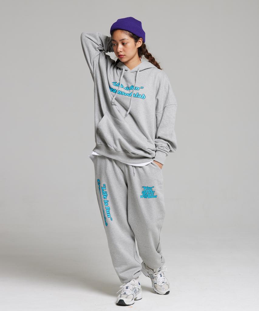 CREAM SODA LAB Slogan Hoodie Training Set