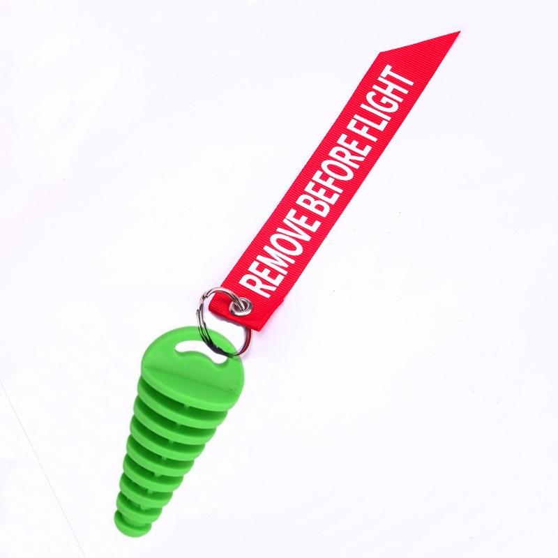 

Глушитель 0,6-1,5 дюйма, заглушка для промывки выхлопной трубы мотоцикла, мотоцикла, 2-тактного мотоцикла, брелок, брелок для ключей, двигатель, квадроцикл, резиновый глушитель выхлопной трубы зелёный