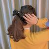 Hair Accessories Korean Women Lattice Bow Hairpin Ponytail Holder Vertical Clip Banana Clip