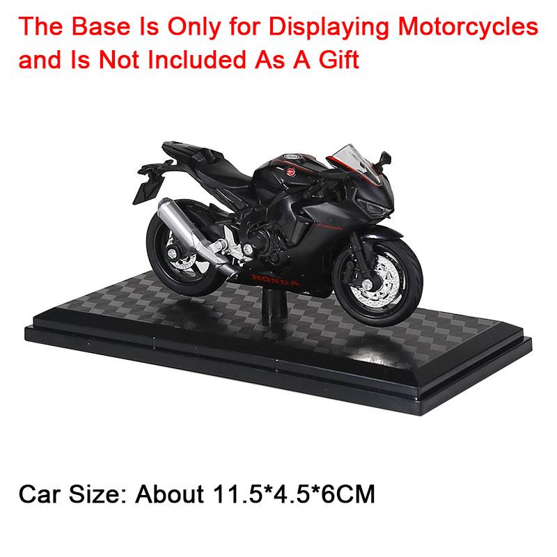 1:18 HAYABUSA GSX1000R R1 Motorcycle Toy Alloy Body Rubber Tires CBR1000RR Shock Absorption Model Car Models Boy Decorative Item