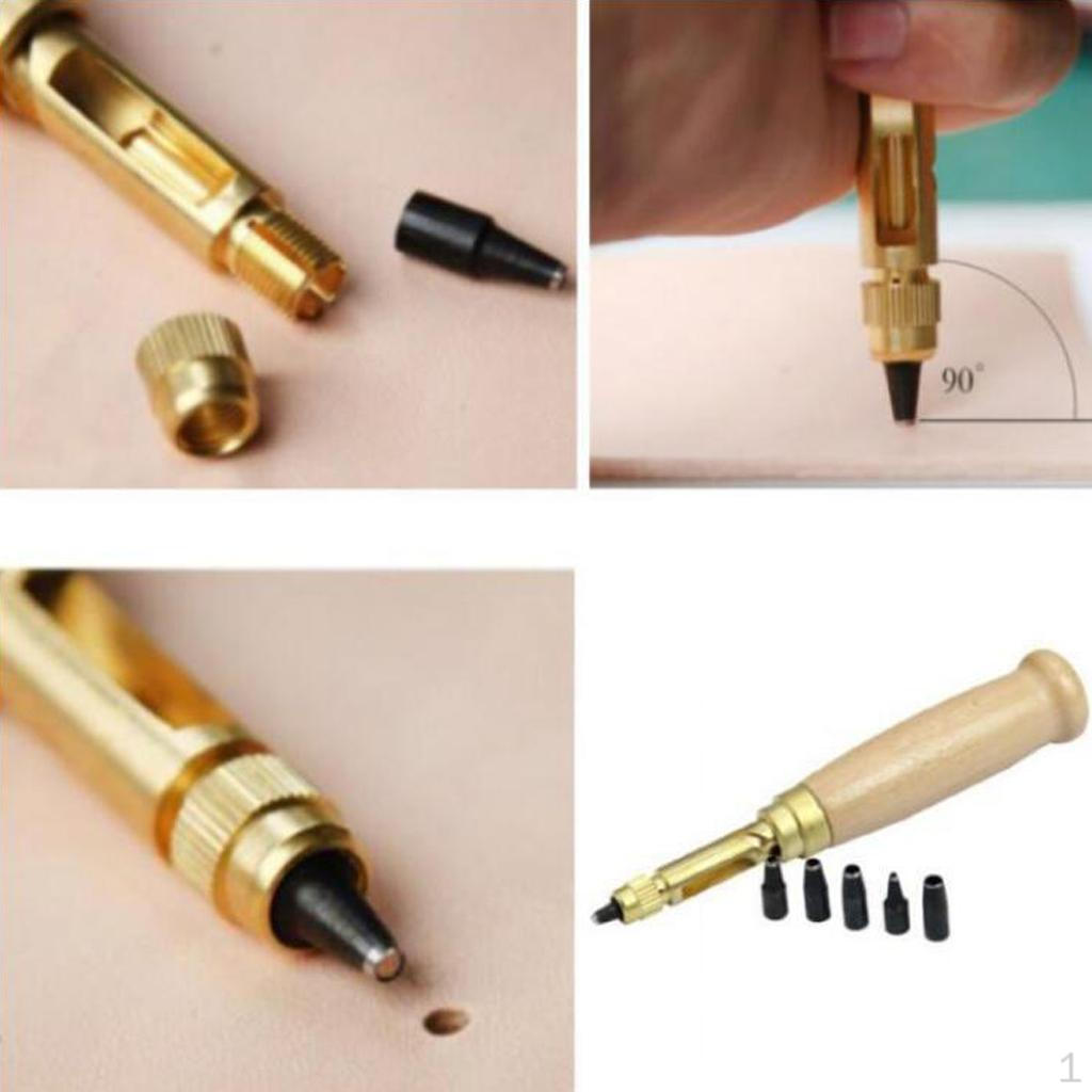 Adjustable Center Punch Automatic Hole Impact with 1.5mm-4mm Puncher Bits