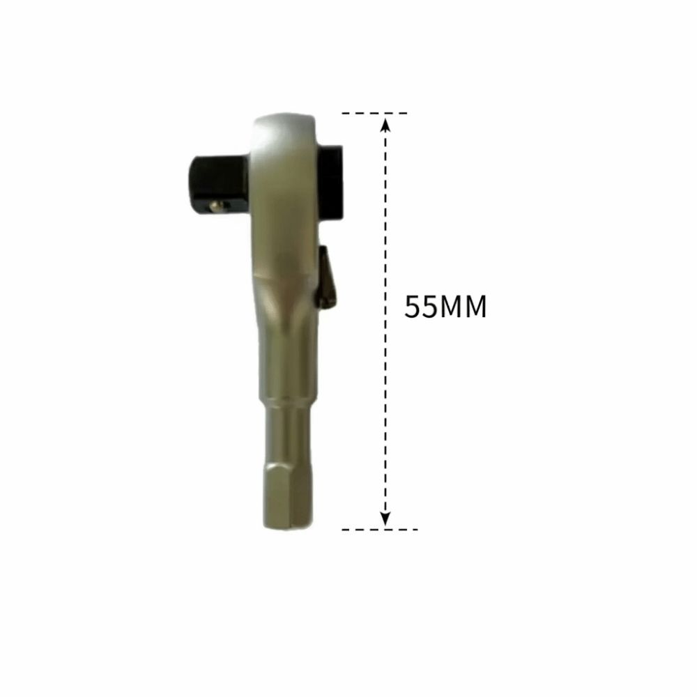 2-in-1 Hex Mini Ratchet Wrench Two-way High Precision Hex Bits Adapters Portable 1/4 Inch Drive Ratchet Adapter