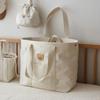 Large Capacity Canvas Bag Handbag Stroller Trailer Tote Bag Storage