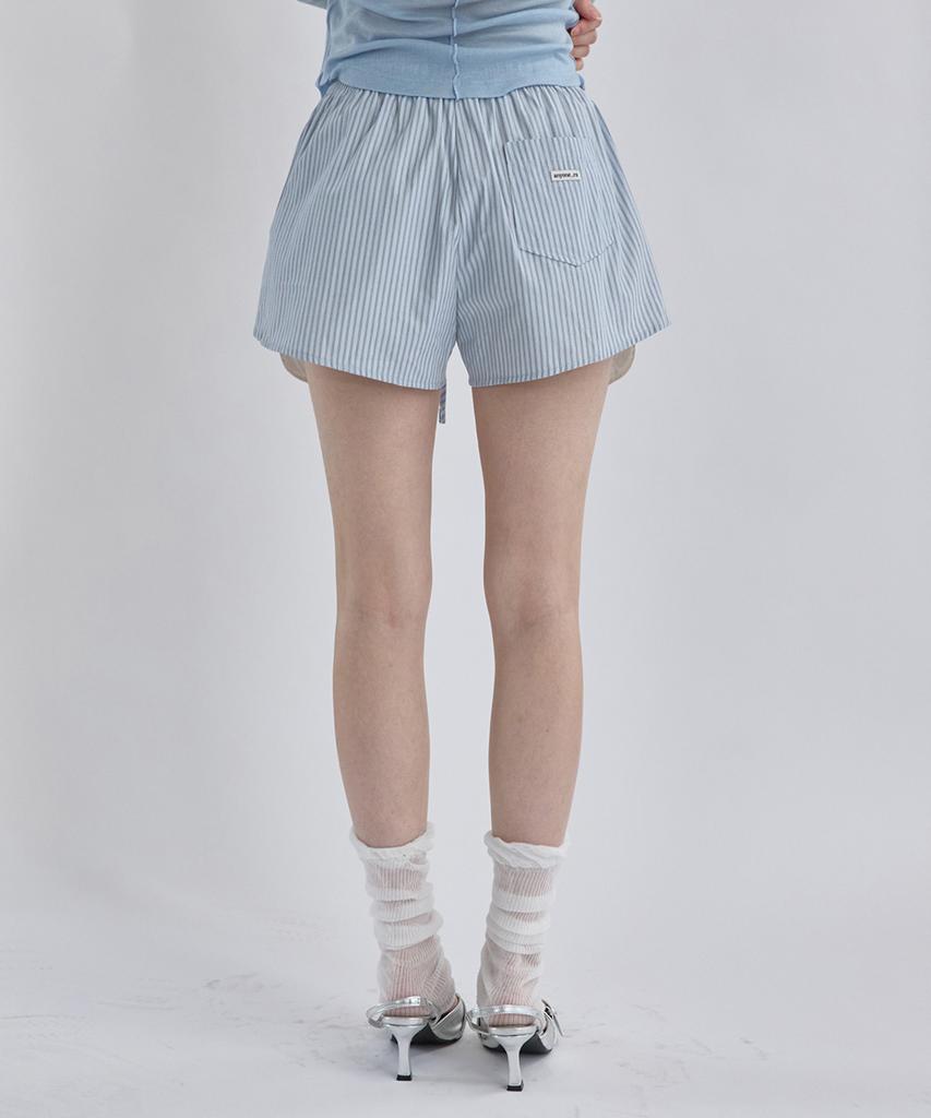 Lense Stripe Boxer Shorts Blue