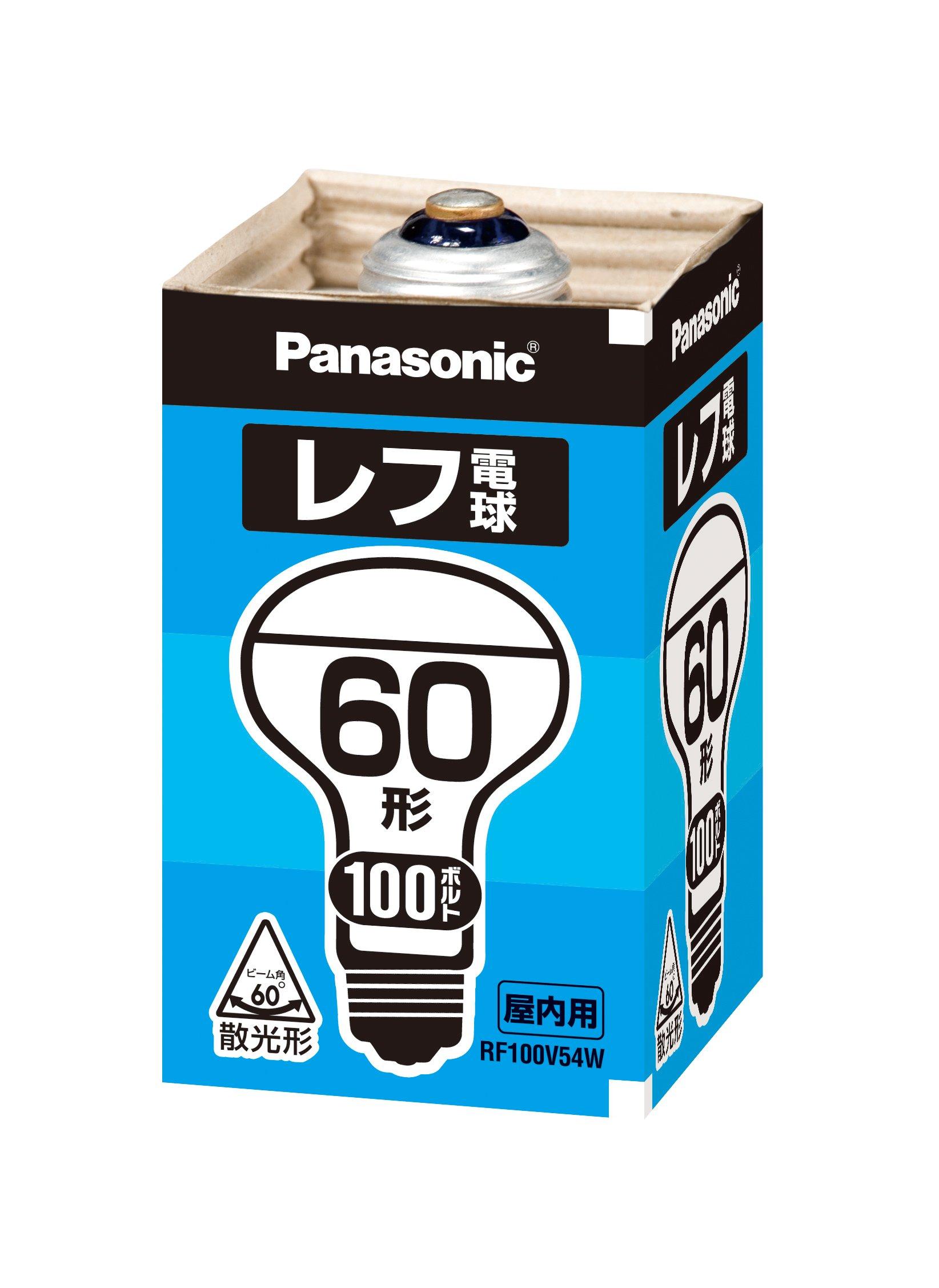 

Panasonic reflex light bulb white indoor E26 base 100V60 type diffused type angle RF100V54WD (for use) (beam = 60°)