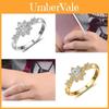 Womens Fashion Sweet Goldplated Elegant Crystal Rhinestone Ring Wedding