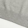 AMI White Heart-shaped Jacquard Alpaca Wool Blended Loose Sweater Polo Collar Men Pullover Sweater