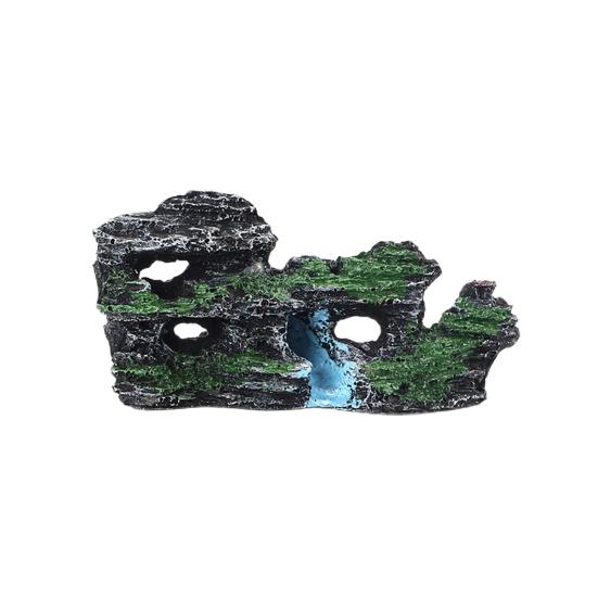 

Искусственная гора Реалистичная рыба прячется долговечный камень аквариум украшение для декора аквариума 1