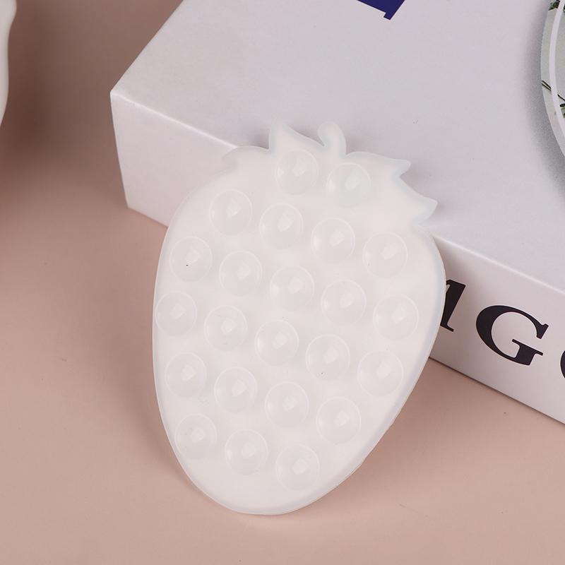 

Strawberry Suction Cup Mobile Phones Sucker Support Mount Portable Phone Stand Universal Phone Fixed Pad Car Navigation Bracket A4