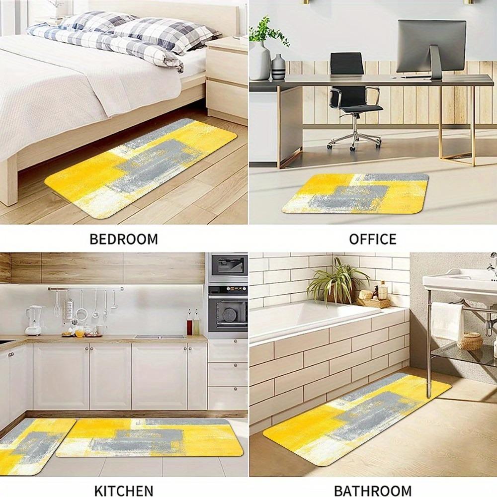 1PC Tranquil Waters Kitchen Rug Non-Slip Door Mat Pop design Bathroom Rug Bath Mat Carpet for Home Sink Laundry ecoreeree