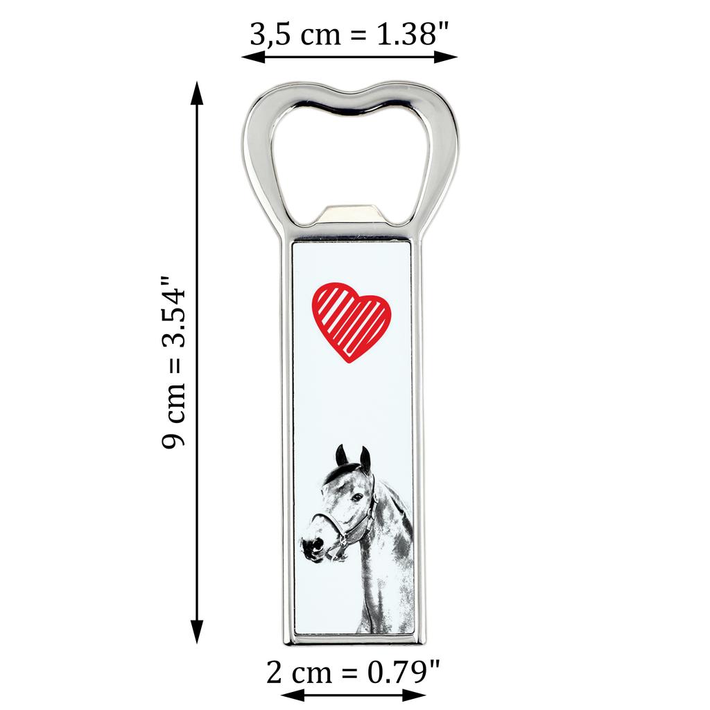Koń Rasy Morgan - Otwieracz Do Butelek Z Koniem, Personalizowany Otwieracz Na Lodówkę, Wyjątkowy Upominek Dla Mężczyzny Marki Art-Dog