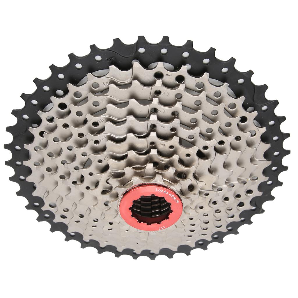 ZTTO 9 Speed Cassette 11‑42T Mountain Bike Freewheel Cassette Sprocket for Road Bicycle