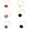 Retros Modern Pearls Necklace Trendy Unique 3D Flower Decoration Necklace for Versatiles Wear