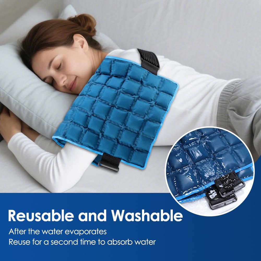 Large Ice Pack for Back Relaxation Reusable Cold Pack for Knee Leg Neck Shoulder Hip Ice Wrap for Back Discomfort and Muscle